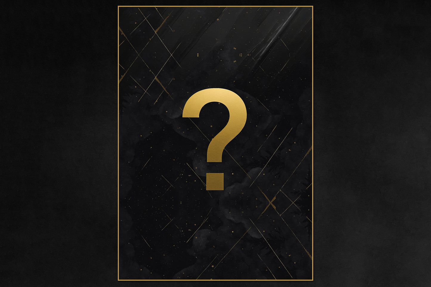 Mystery poster - exclusive collector-only hidden design premium metal magnetic wall art